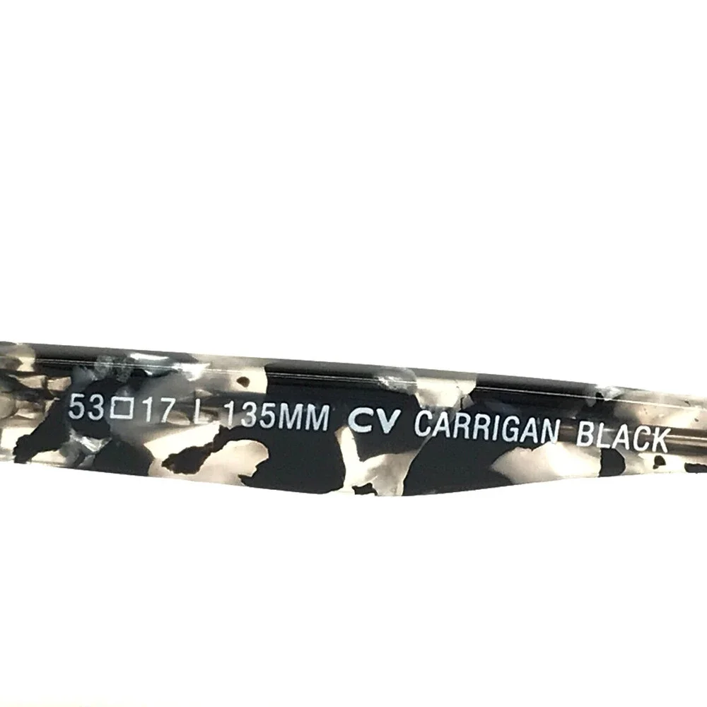 BCBGMAXAZRIA Eyeglasses Frames CARRIGAN BLACK Gold Cat Eye Full Rim 53-17-135